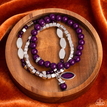 Load image into Gallery viewer, Redefined Romance - Purple Set of Bracelets