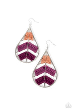 Load image into Gallery viewer, Nice Threads - Purple Earrings