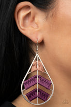 Load image into Gallery viewer, Nice Threads - Purple Earrings