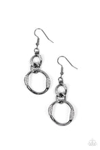 Load image into Gallery viewer, SELFIE-Made Woman - Black Gunmetal Earrings