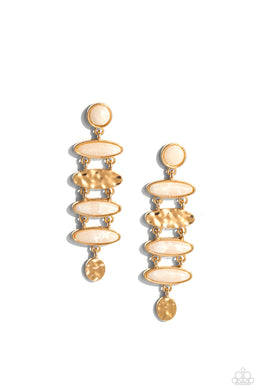 Rustic Reverie - Gold Post Earrings
