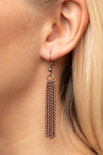 Load image into Gallery viewer, Tai Chi Tassel - Copper Necklace