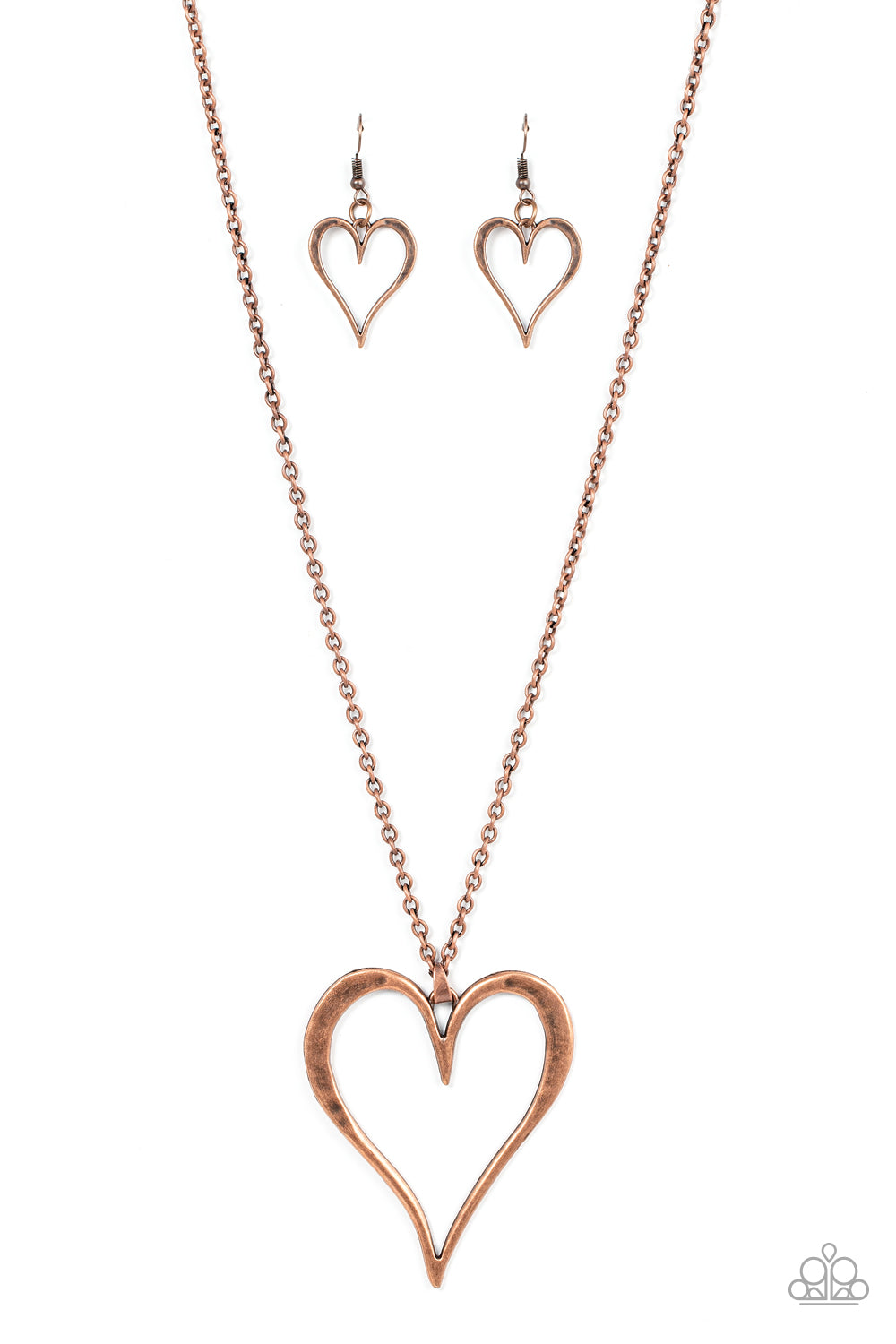 Hopelessly In Love - Copper Necklace