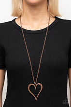 Load image into Gallery viewer, Hopelessly In Love - Copper Necklace