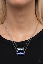 Load image into Gallery viewer, Double Bubble Burst - Blue Necklace