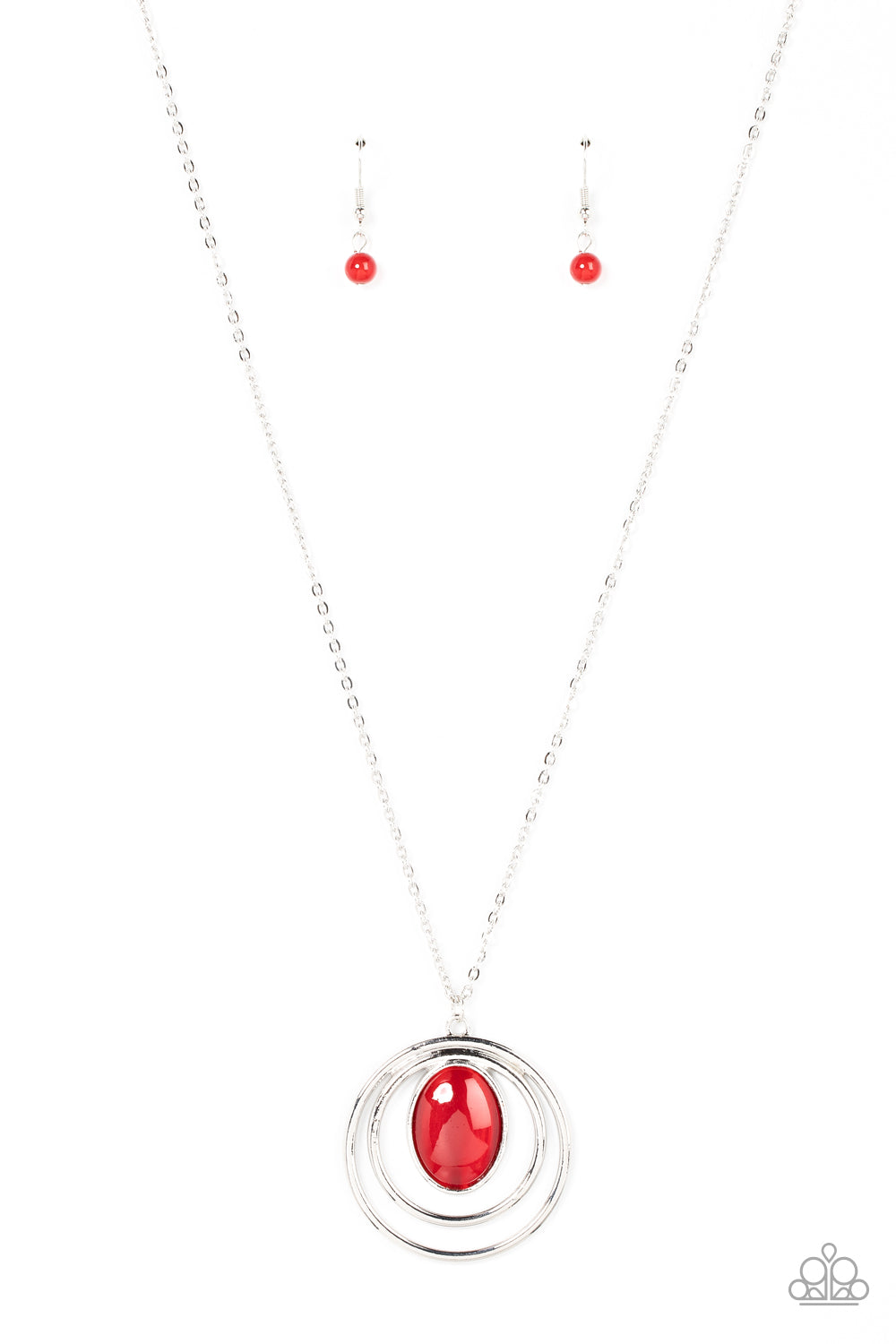 Epicenter of Elegance - Red Necklace