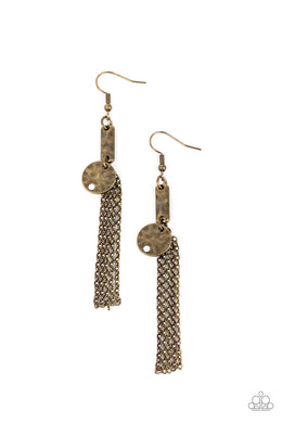 Twinkle Twinkle Little Trinket - Brass Earrings