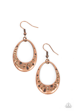 Classic Keepsake - Copper Earrings