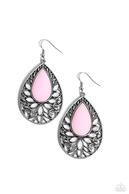 Floral Fairytale - Pink Earrings