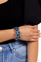 Load image into Gallery viewer, Gondola Groves - Blue Stretchy Bracelet