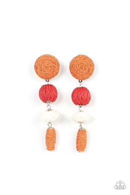 Twine Tango - Multicolor Post Earrings