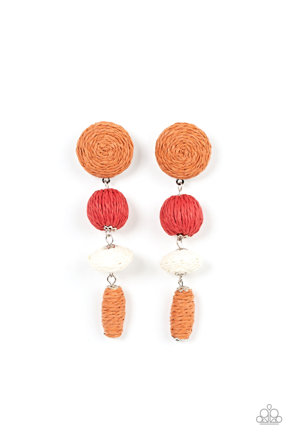 Twine Tango - Multicolor Post Earrings