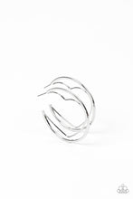 Load image into Gallery viewer, Love Goes Around - Silver Hoop Earrings