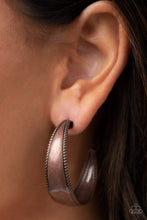 Load image into Gallery viewer, Dune Dynasty - Copper Hoop Earrings