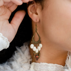 Adobe Air - Brass Earrings