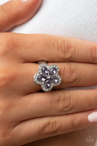 Efflorescent Envy - Purple Dainty Ring