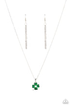Load image into Gallery viewer, Kiss Me, Im Irish - Green Necklace