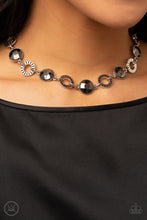 Load image into Gallery viewer, Rhinestone Rollout - Silver Choker Necklace