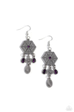 Load image into Gallery viewer, Dreamcatcher Delight - Purple Earrings
