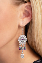 Load image into Gallery viewer, Dreamcatcher Delight - Purple Earrings