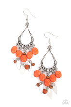 Load image into Gallery viewer, Adobe Air - Orange Earrings