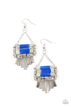 Load image into Gallery viewer, Riverbed Bounty - Blue Earrings