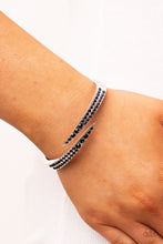 Load image into Gallery viewer, Sideswiping Shimmer - Blue Bracelet