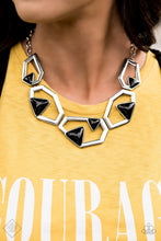 Load image into Gallery viewer, GEO-ing, GEO-ing, Gone! - Black Necklace