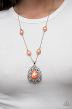 Load image into Gallery viewer, Magical Masquerade - Orange Necklace