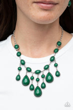 Load image into Gallery viewer, Mediterranean Mystery - Green Necklace