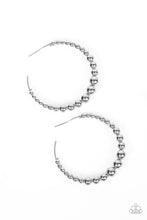 Load image into Gallery viewer, Show Off Your Curves - Silver Hoop Earrings
