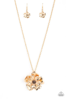 Homegrown Glamour - Gold (Mixed Metals) Necklace