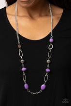 Load image into Gallery viewer, Barefoot Bohemian - Purple Necklace
