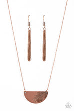 Load image into Gallery viewer, Cool, PALM, and Collected - Copper Choker Necklace