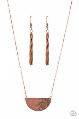 Cool, PALM, and Collected - Copper Choker Necklace