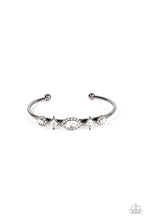 Load image into Gallery viewer, Disarming Dazzle - Black Gunmetal Cuff Bracelet