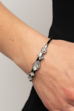 Load image into Gallery viewer, Disarming Dazzle - Black Gunmetal Cuff Bracelet