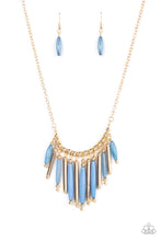 Load image into Gallery viewer, Bohemian Breeze - Blue Necklace