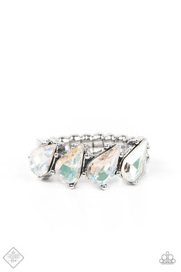 Bling or Bust - White Dainty Ring