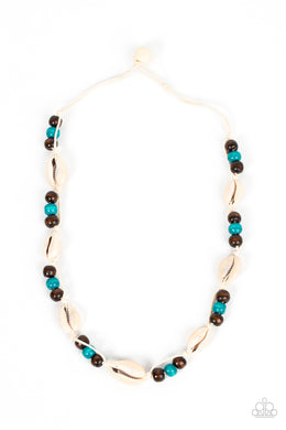 Bermuda Beachcomber - Blue Necklace