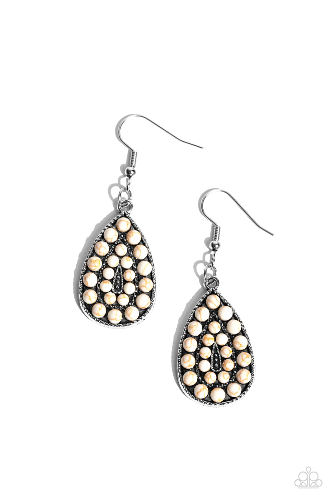 Rural Replica - White Earrings