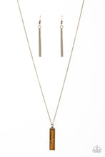 Load image into Gallery viewer, Set in GEMSTONE - Brass Necklace