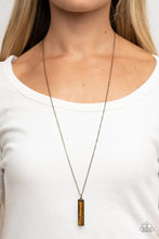 Load image into Gallery viewer, Set in GEMSTONE - Brass Necklace