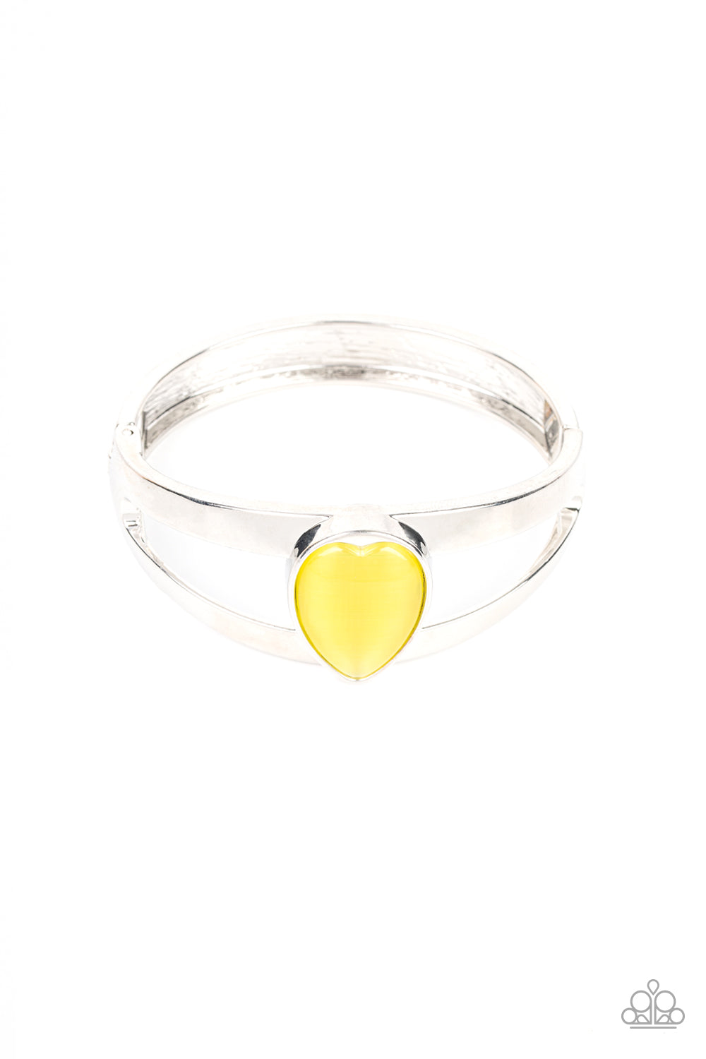 Enhanced Enchantment - Yellow Hinged Bracelet