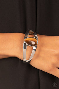 Enhanced Enchantment - Brown Hinged Bracelet