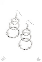 Load image into Gallery viewer, Revolving Radiance - White Earrings