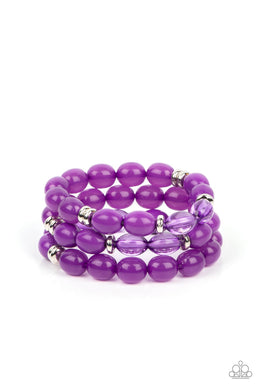 Coastal Coastin - Purple Set of Bracelets