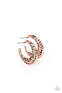 Wanderlust Wilderness - Copper Hoop Earrings