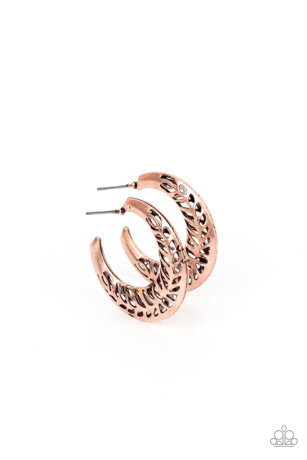 Wanderlust Wilderness - Copper Hoop Earrings