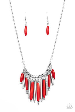 Bohemian Breeze - Red Necklace